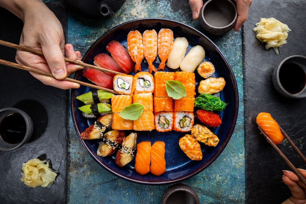 sushi z dostawą