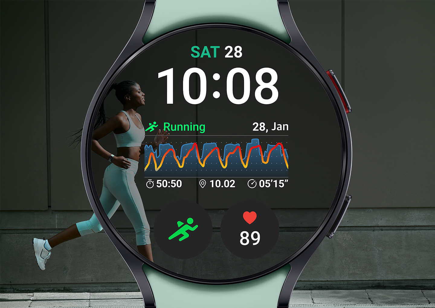 samsung galaxy watch 6 monitoruje tętno, sen i aktywność fizyczną użytkownika samsung galaxy watch 6 monitoruje parametry zdrowotne