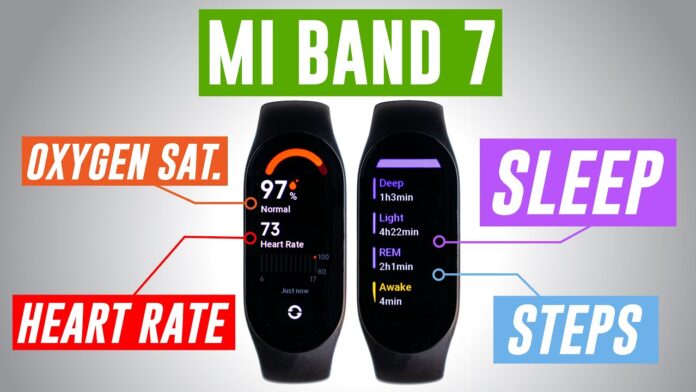 Inteligentna opaska Xiaomi Mi Band 8 precyzyjnie analizuje fazy snu i jakość wypoczynku nocnego