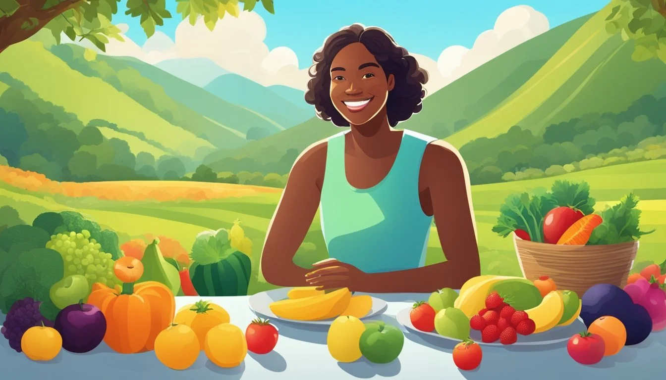 Sałatka z sezonowych liści, pomidorów i ogórków polana oliwą