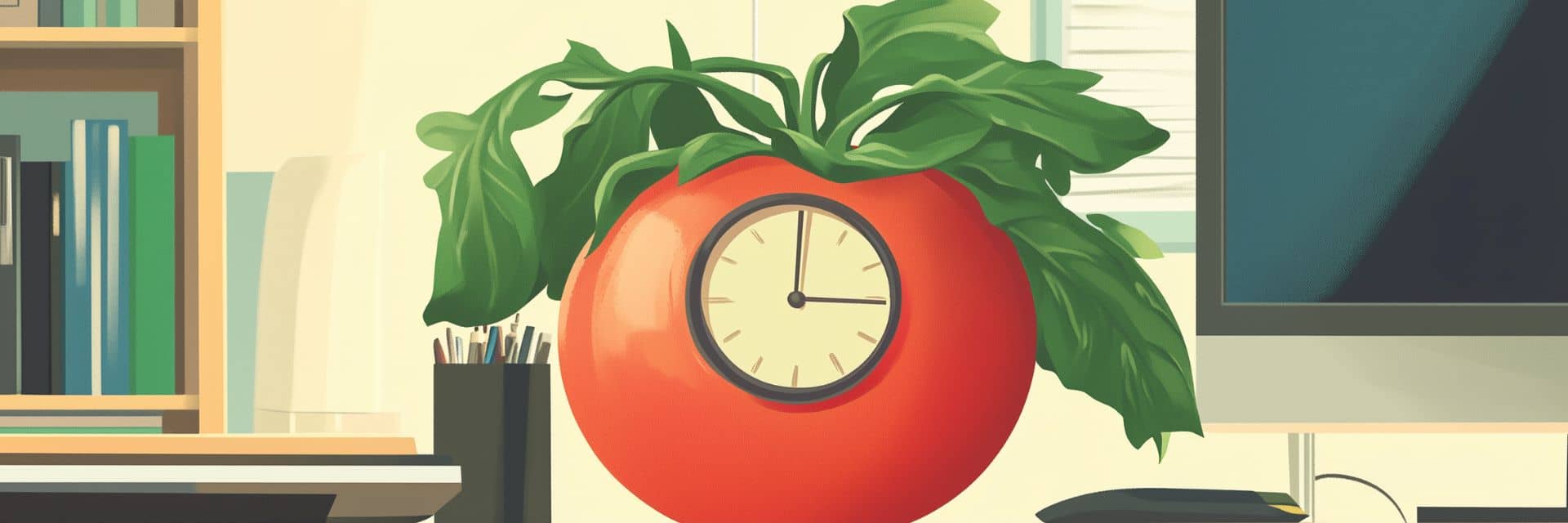 dłuższa przerwa relaksacyjna po czterech Pomodoro kobieta pije wodę i patrzy w okno podczas dłuższej przerwy po czterech sesjach