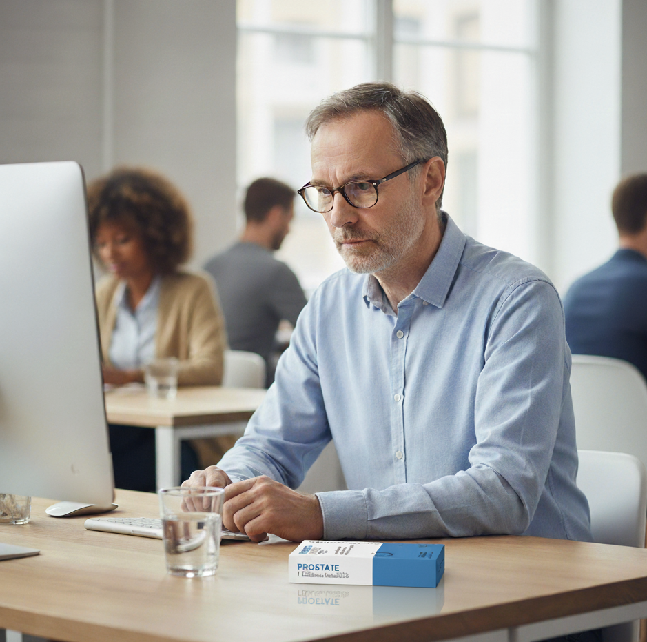 próbka krwi do testu PSA probówka z żółtą surowicą krwi stojąca na podświetleniu w laboratorium